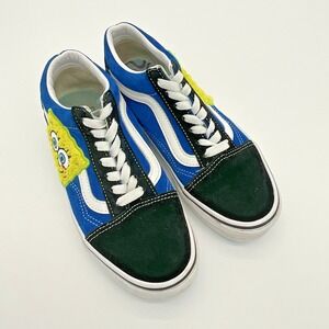 VANS SpongeBob SquarePants‎ Old Skool Suede Sneakers Men Size 5 Women 6.5